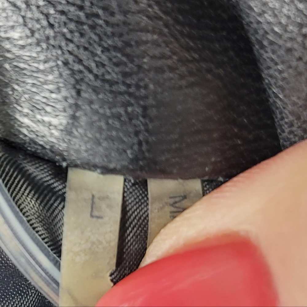 Tahari Leather Ruffle Jacket - Picture 8 of 15